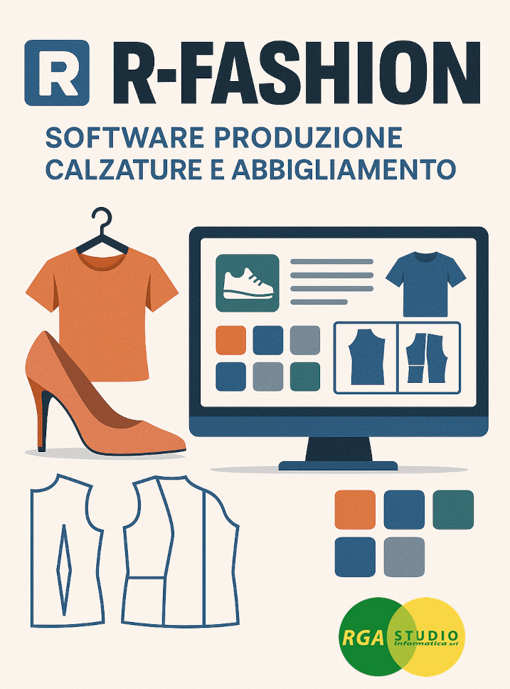 Soluzione R-FASHION D&S aziende produzione calzature e abbigliamento - RGA STUDIO INFORMATICA SRL